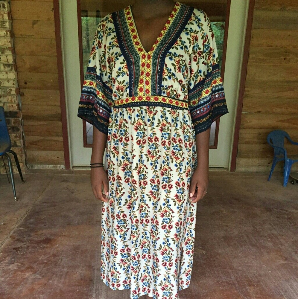 Vintage floral dress